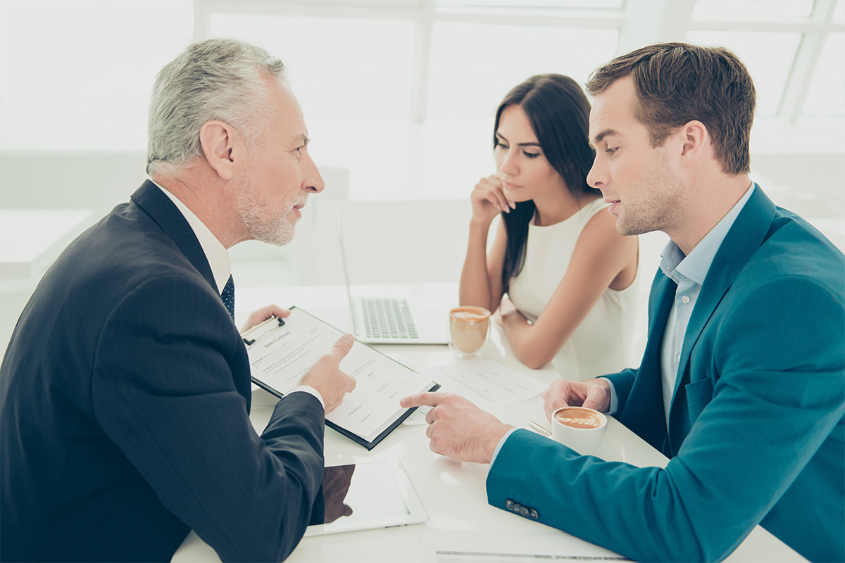 attorneys discussing terms